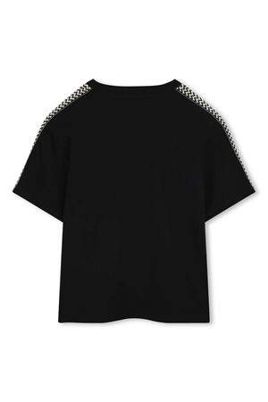 tshirt in cotone nero LANVIN KIDS | N3021909B